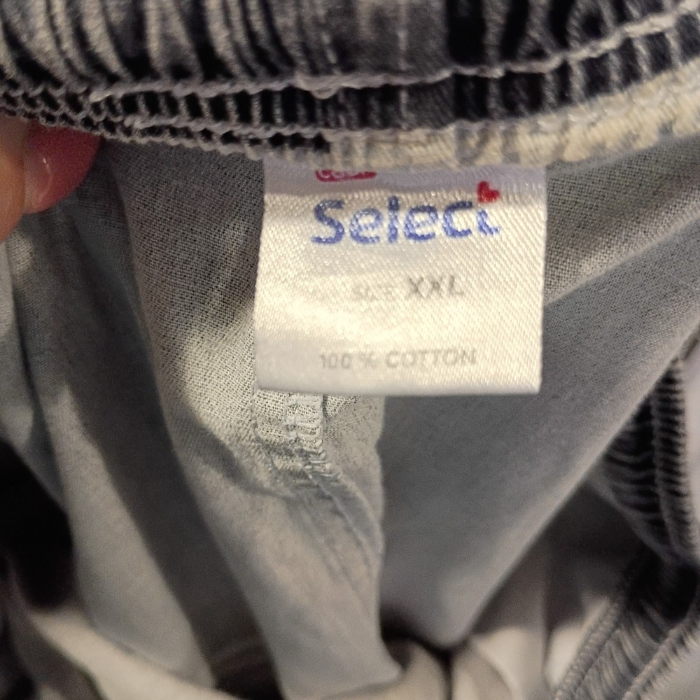 Men's Coop Select Athletic 100% Cotton Lightweight Shorts Size XXL Black Gray - Picture 7 of 8
